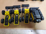 Vintage 1992 Lot of 7 Tonka Toys Tractor Bull Dozer Heavy Machinery Construction