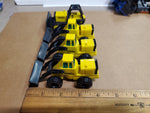 Vintage 1992 Lot of 7 Tonka Toys Tractor Bull Dozer Heavy Machinery Construction