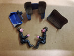 Vtg Circa 1950's Revell Action Miniature Plastic Blue Model Car W/ Driver Ford
