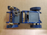 Vtg Circa 1950's Revell Action Miniature Plastic Blue Model Car W/ Driver Ford