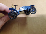 Vtg Circa 1950's Revell Action Miniature Plastic Blue Model Car W/ Driver Ford