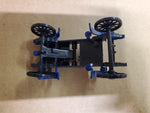 Vtg Circa 1950's Revell Action Miniature Plastic Blue Model Car W/ Driver Ford