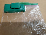Vtg Plasticville Toy Car Circa 1950’s Green RR Railroad O Scale Good Condition