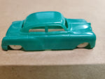 Vtg Plasticville Toy Car Circa 1950’s Green RR Railroad O Scale Good Condition