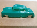 Vtg Plasticville Toy Car Circa 1950’s Green RR Railroad O Scale Good Condition