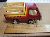 Vtg1982 Buddy L Red Yellow Orange Diecast Horserack 400 Farm Truck Made in Macau
