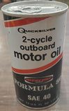 Quicksilver 2-Cycle Outboard Motor Oil - Formula 50 - SAE 40
