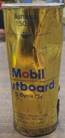 mobil outboard 2 cycle oil gold BIA certified oil prdiluted for mixing ashless