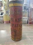 buckeye elastic patch dozit buckeye reliner producing tin missing lid & contents