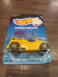 VTG hotwheels mattel brand diecast earth mover toy car 1988 unopened in box