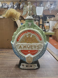 VTG 1962 EMPTY American veterans Korea Vietnam ww2 25th anniv Whiskey Decanter