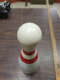 Jim Beam EMPTY  TEN-PIN BOWLING PIN Whiskey liquor Decanter  Bar Man Cave Deco
