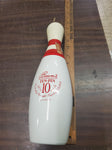 Jim Beam EMPTY  TEN-PIN BOWLING PIN Whiskey liquor Decanter  Bar Man Cave Deco