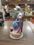 VTG betsy Ross 200 Years Of Freedom 1776 1976 Decanter Music Box Hoffman EMPTY