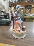VTG betsy Ross 200 Years Of Freedom 1776 1976 Decanter Music Box Hoffman EMPTY