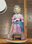 VTG betsy Ross 200 Years Of Freedom 1776 1976 Decanter Music Box Hoffman EMPTY