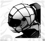Bungie Cord Cargo Net 15x15 Black Motorcycle helmet luggage elastic racks Jacket