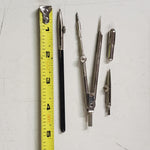 Vtg DIETZGEN WWII Era 6-Piece Drafting Drawing Tool Set Made in Germany US Zone