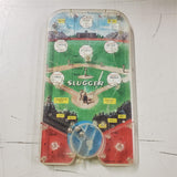 Vtg 1962 Steven MFG Co. Pinball Game Slugger Baseball Handheld toy Collectible