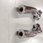Drag Specialties Chrome 5.5" Buffalo Risers 1" Pullback Dyna Harley DS-290112