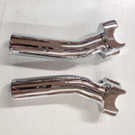 Drag Specialties Chrome 5.5" Buffalo Risers 1" Pullback Dyna Harley DS-290112