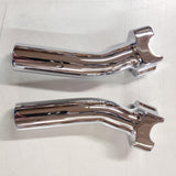 Drag Specialties Chrome 5.5" Buffalo Risers 1" Pullback Dyna Harley DS-290112