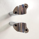 Drag Specialties Chrome 5.5" Buffalo Risers 1" Pullback Dyna Harley DS-290112