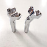 Drag Specialties Chrome 5.5" Buffalo Risers 1" Pullback Dyna Harley DS-290112