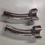 Drag Chrome 5.5" rise Buffalo 1 1/4" Handlebar Risers 1" Pullback Dyna Harley