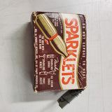 New Vtg Sparklets Carbon Dioxide CO2 10 ct Bulbs Box Beverage Drink Product WWII
