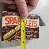New Vtg Sparklets Carbon Dioxide CO2 10 ct Bulbs Box Beverage Drink Product WWII
