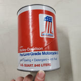 Unopen Harley AMF #1 Pre-Luxe Grade Motorcycle Oil Cardboard Tin Can