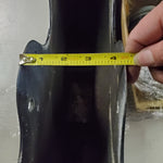 Black Tail Dragger Front Fender Custom Chopper Softail Sportster Fiberglass