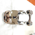 Chrome Harley Dyna Low Rider FXDL Headlight Bucket Visor Adjust Handlebar Riser