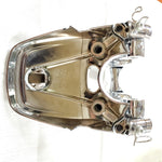 Chrome Harley Dyna Low Rider FXDL Headlight Bucket Visor Adjust Handlebar Riser