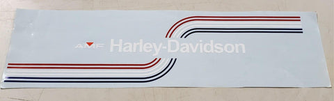 1974 Harley-Davidson FLH Superglide Gas Tank Decals Sticker AMF VTG Red White Bl