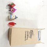 Vtg Lot 2 Poland 1 German Red Grape Cluster 1 Unknown Christmas GLASS Ornaments!