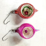 Vtg Lot 2 Poland 1 German Red Grape Cluster 1 Unknown Christmas GLASS Ornaments!