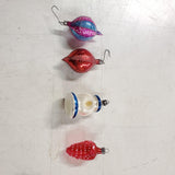 Vtg Lot 2 Poland 1 German Red Grape Cluster 1 Unknown Christmas GLASS Ornaments!
