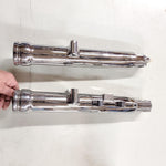 2000^ Harley Softail Dyna Wide Glide 41mm Front Fork Slider Legs Chrome