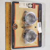 OEM Harley Davidson Fluted 49mm Forks Slider Dust Covers NOS Dyna FXD 46656-06