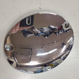 Harley 6 1/4" Chrome Primary Domed Derby cover 3 hole Bolt 1970-1997 Heavy Duty