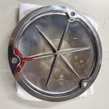 Harley 6 1/4" Chrome Primary Domed Derby cover 3 hole Bolt 1970-1997 Heavy Duty