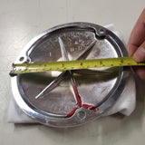 Harley 6 1/4" Chrome Primary Domed Derby cover 3 hole Bolt 1970-1997 Heavy Duty