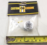 64-041 Custom Chrome Rear Axle Castle Nut Cotter Pin Hole CCI OEM 7987 & 511