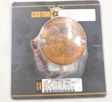 Custom Chrome Amber LED Front Dual Filament Turn Signal