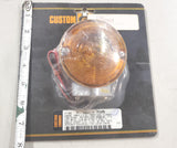 Custom Chrome Amber LED Front Dual Filament Turn Signal