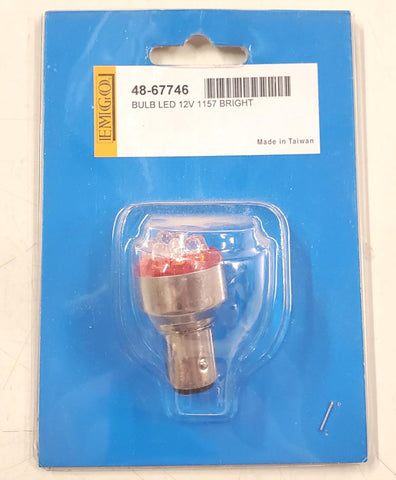 Emgo LED Bulb Dual-Function 12 Volt 1157 Red Bright ATV Offroad Snow Street UTV