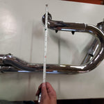 1980 Harley Shovelhead Chrome 2 in1 exhaust head pipe muffler Sturgis FXSB OEM