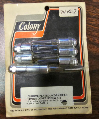 1971-92 Harley Davidson Dyna Softail Touring Colony Acorn Timing Cover Screw Kit